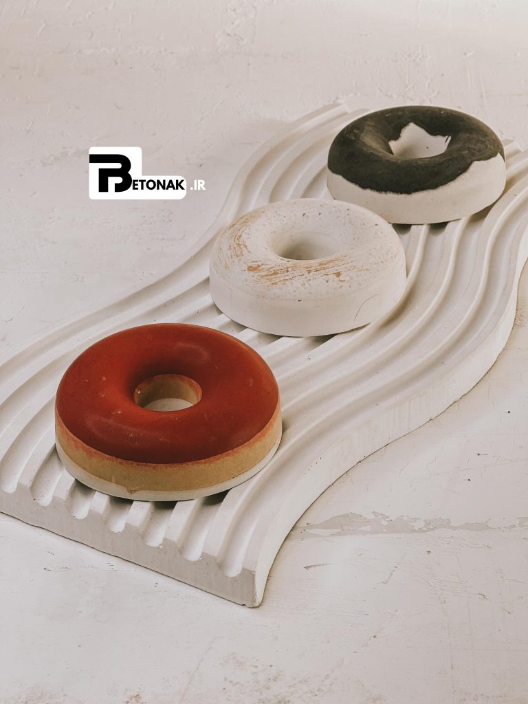 دکوری سینی و شیپ شیاردار طرح موج
