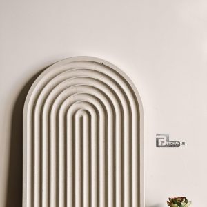 دکوری سینی و شیپ شیاردار طرح رنگین کمان