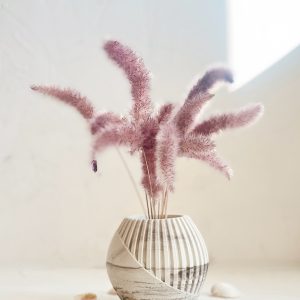 گلدان پلیسه ای شیاردار11